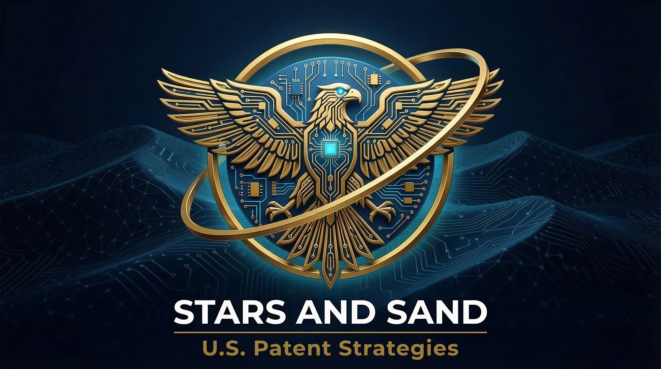 Stars and Sand Eagle Logo
